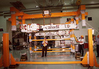 Remote manipulator system at KSC Processing Facility